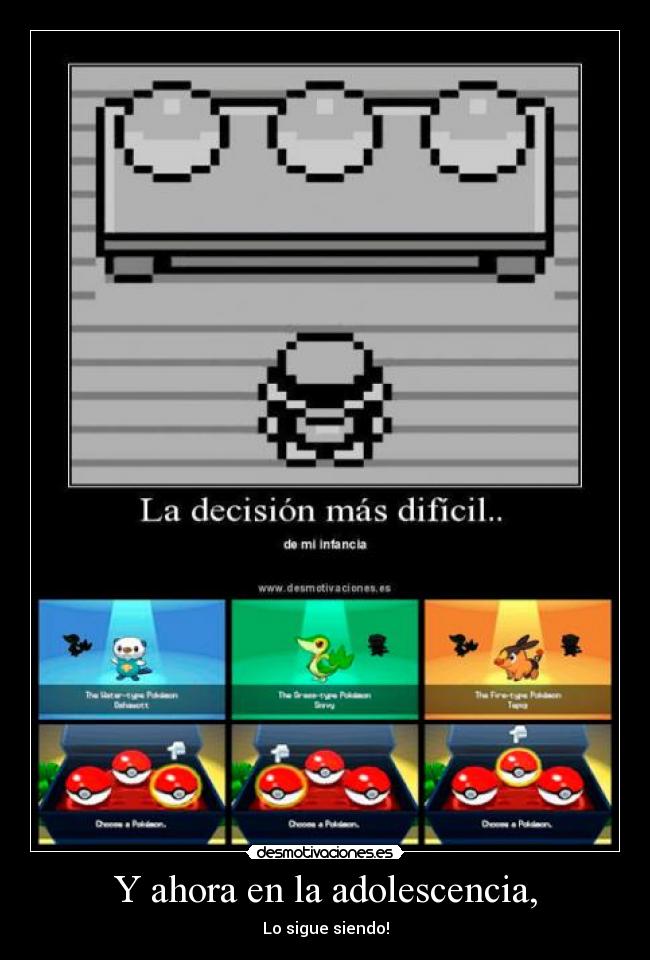 Y ahora en la adolescencia, - 