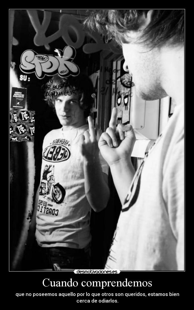 carteles cuando comprendemos desmotivaciones