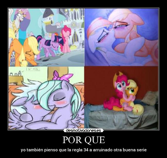 POR QUE - yo también pienso que la regla 34 a arruinado otra buena serie