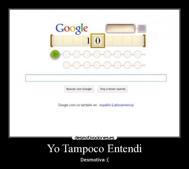 Yo Tampoco Entendi -