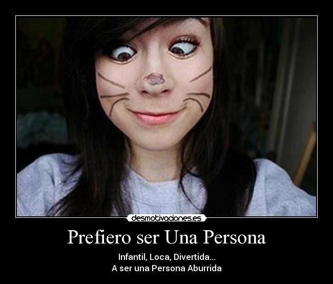 Prefiero ser Una Persona -