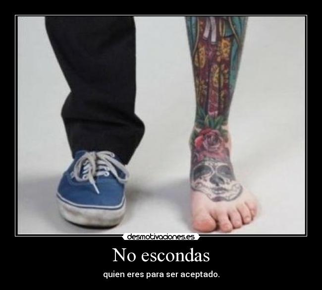 No escondas -