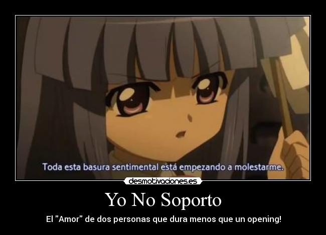 Yo No Soporto -