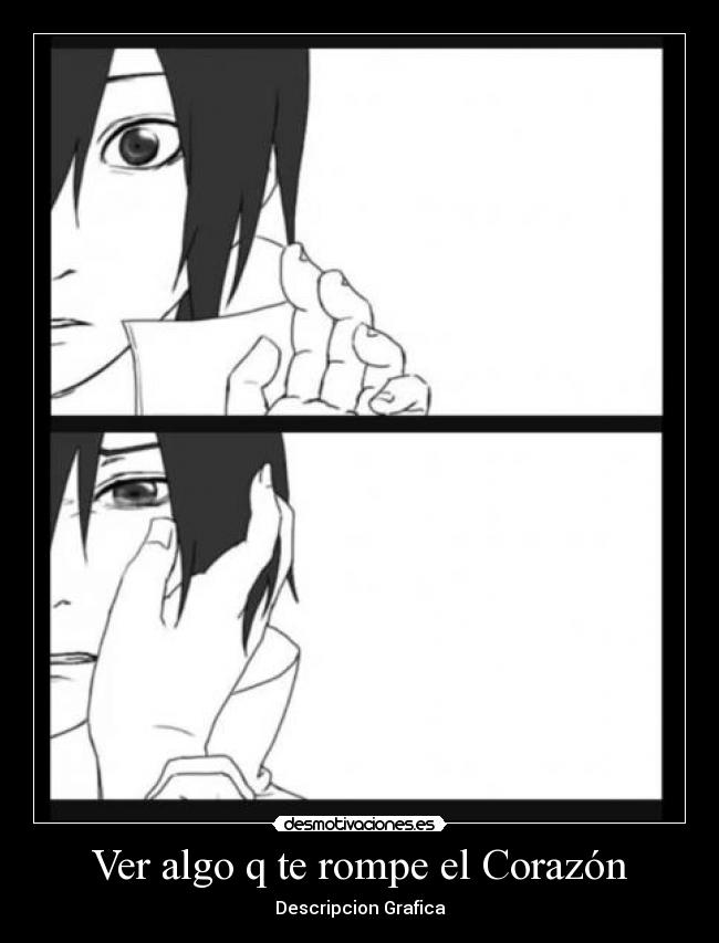 carteles corazon sasuke desmotivaciones