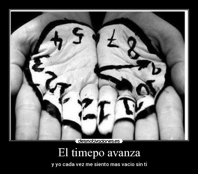 El timepo avanza -