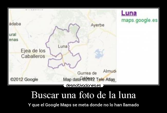 Buscar una foto de la luna -