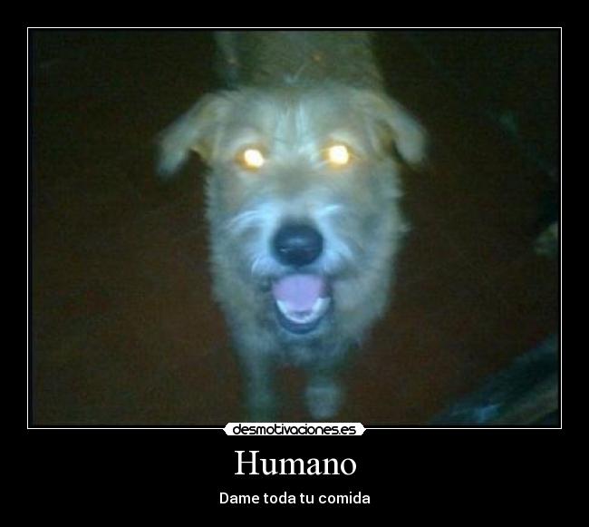 Humano - Dame toda tu comida