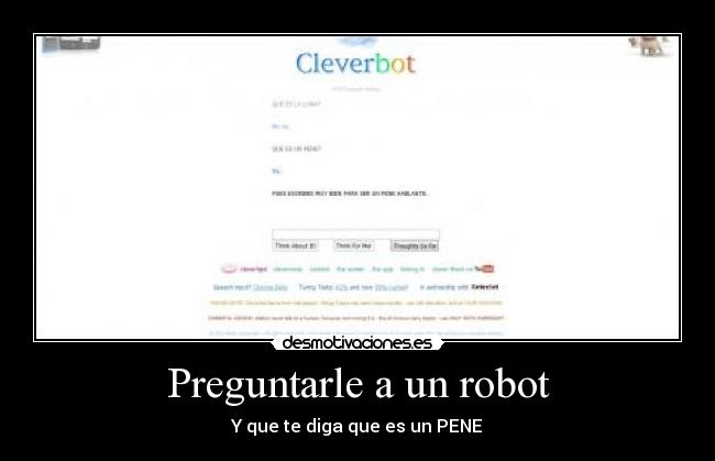 carteles preguntarle robot desmotivaciones