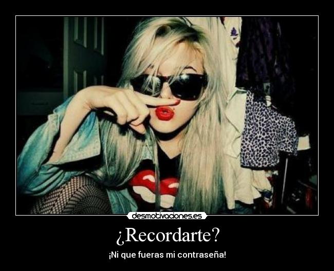 ¿Recordarte? - 