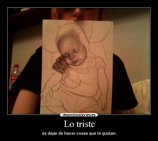 Lo triste -