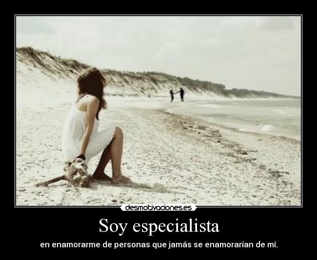 Soy especialista -