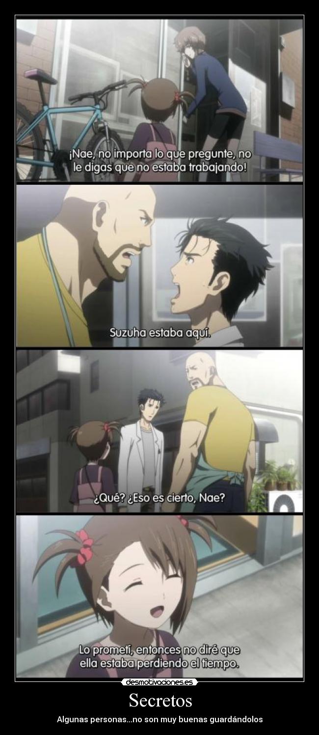 Secretos - Algunas personas...no son muy buenas guardándolos