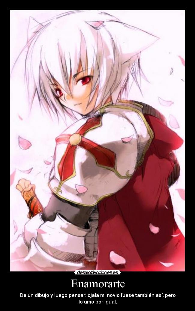 Enamorarte - De un dibujo y luego pensar: ojala mi novio fuese también así, pero lo amo por igual.