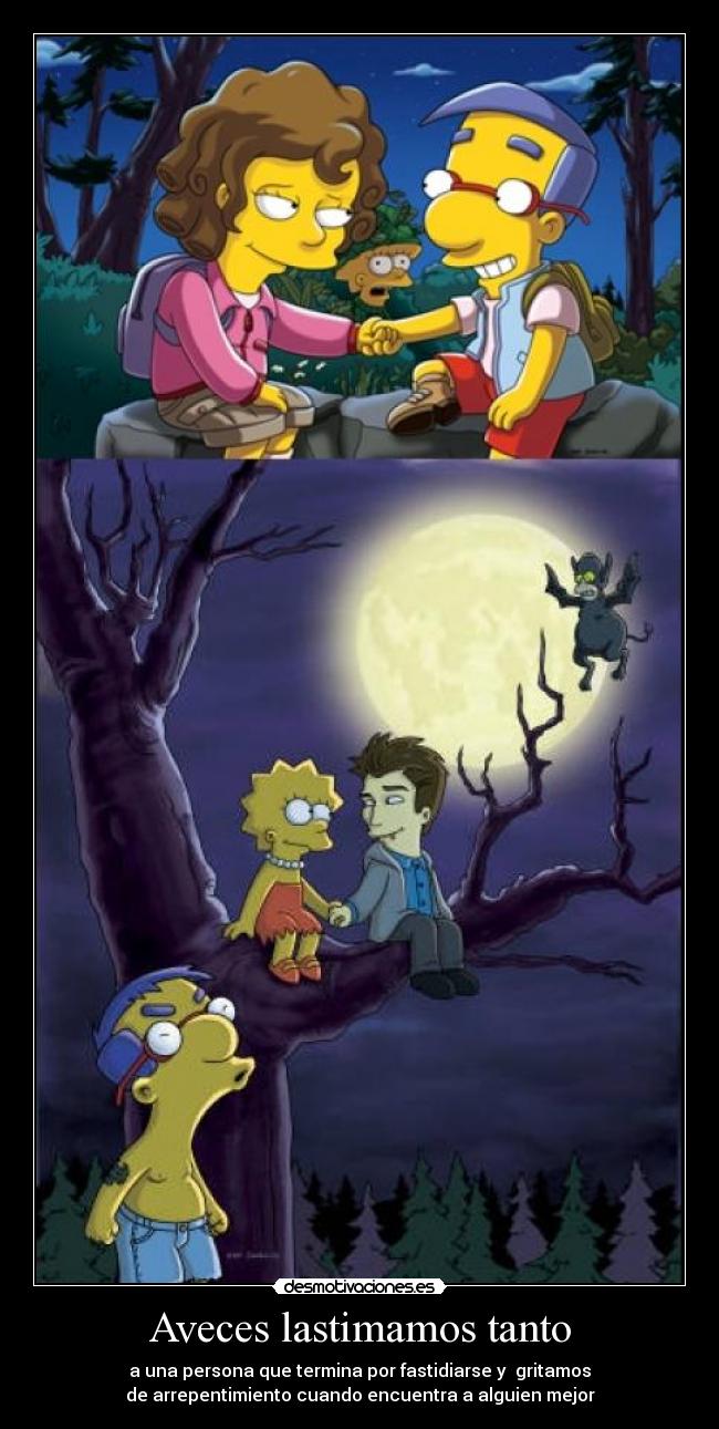 Aveces lastimamos tanto -