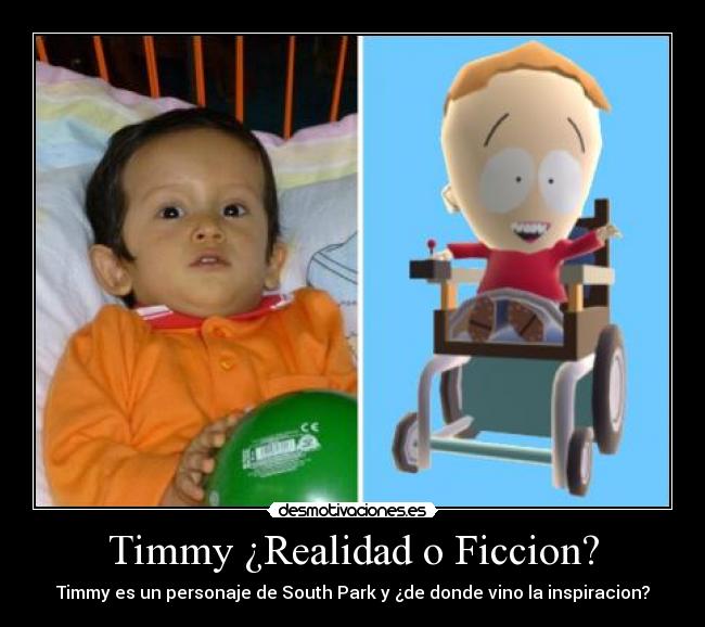Timmy ¿Realidad o Ficcion? - Timmy es un personaje de South Park y ¿de donde vino la inspiracion?