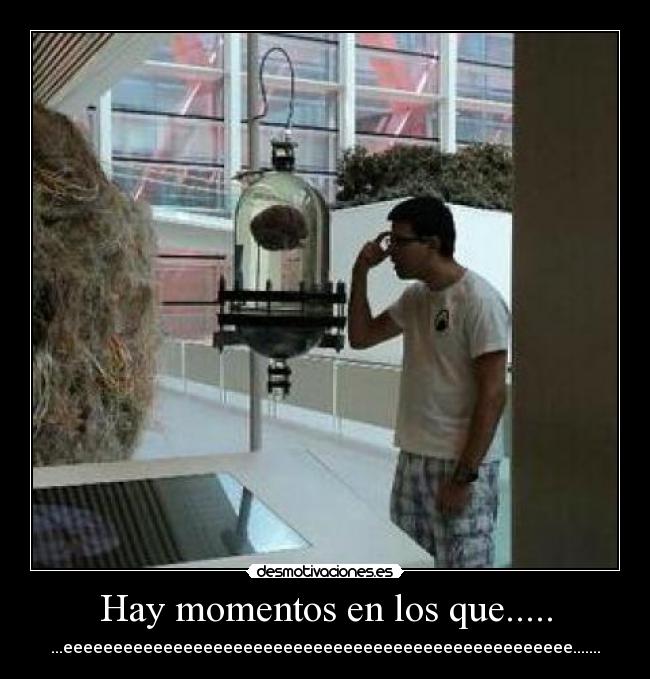 Hay momentos en los que..... -
