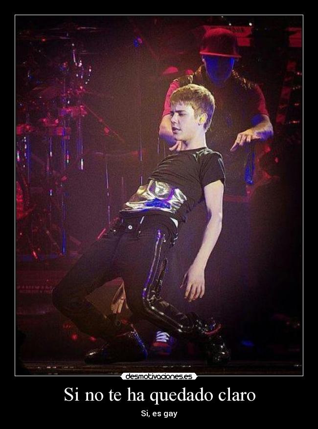 Si no te ha quedado claro - Si, es gay