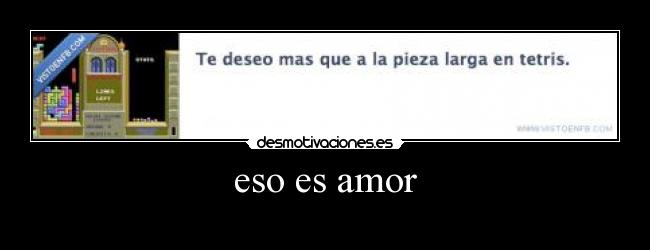 eso es amor -