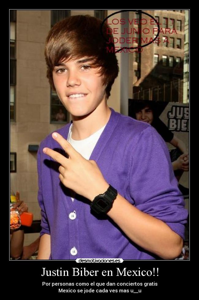 Justin Biber en Mexico!! -