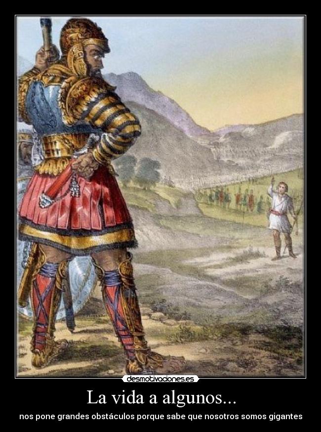 La vida a algunos... -