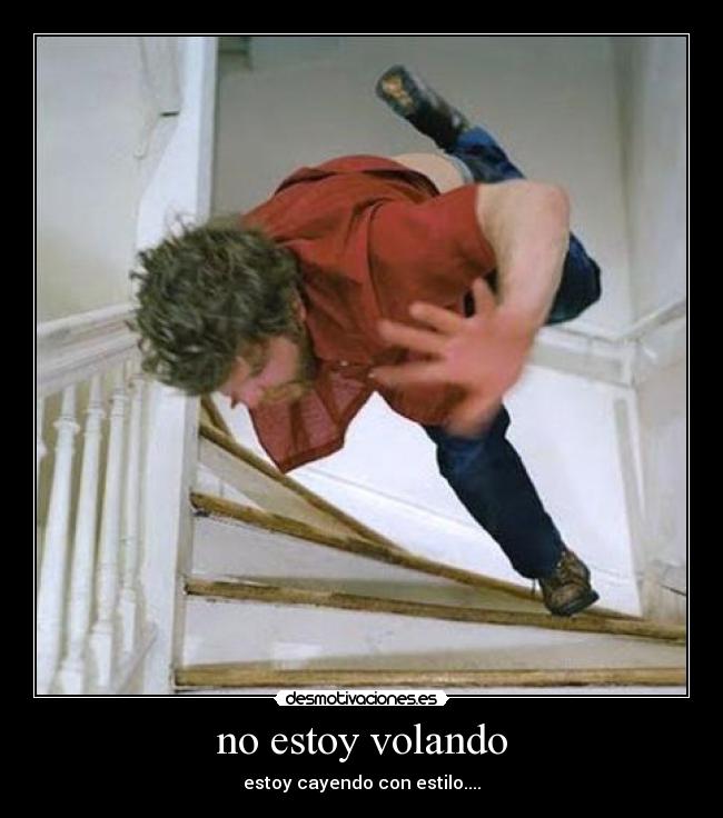 no estoy volando -