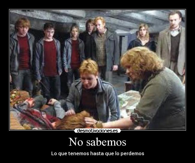 No sabemos -