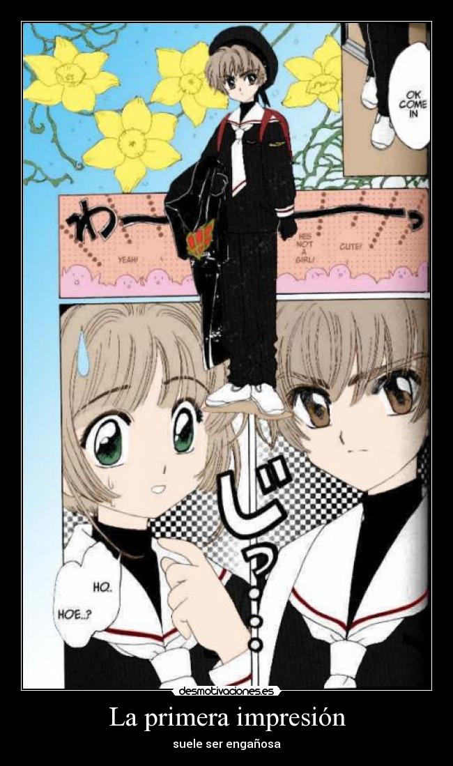 carteles sakura card desmotivaciones
