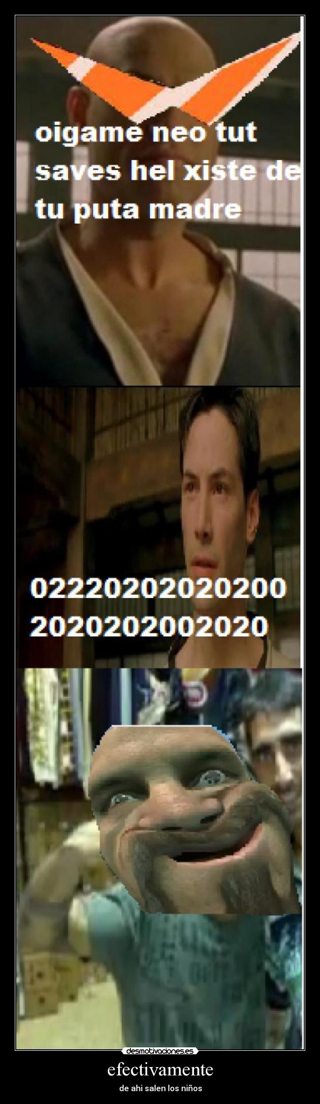 efectivamente - de ahi salen los niños