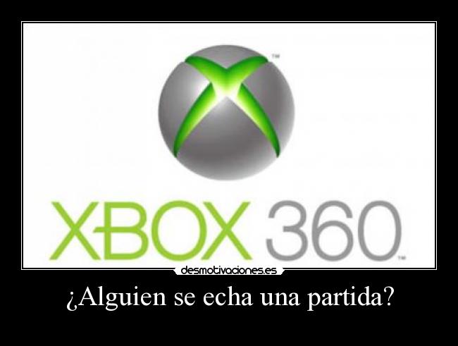 ¿Alguien se echa una partida? -