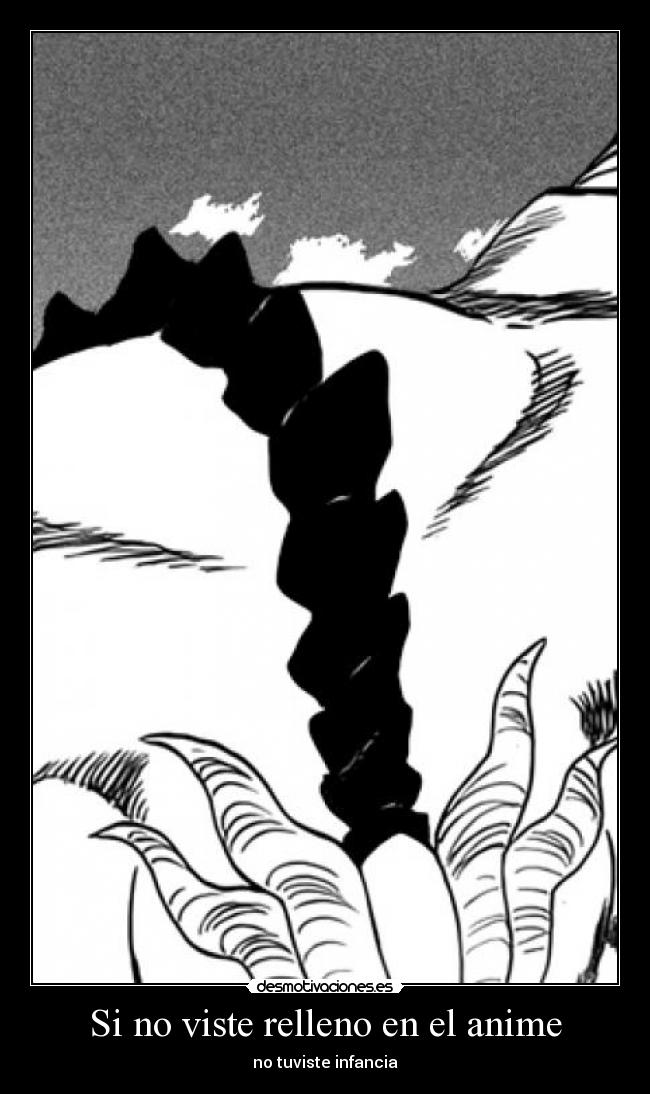 Si no viste relleno en el anime - 