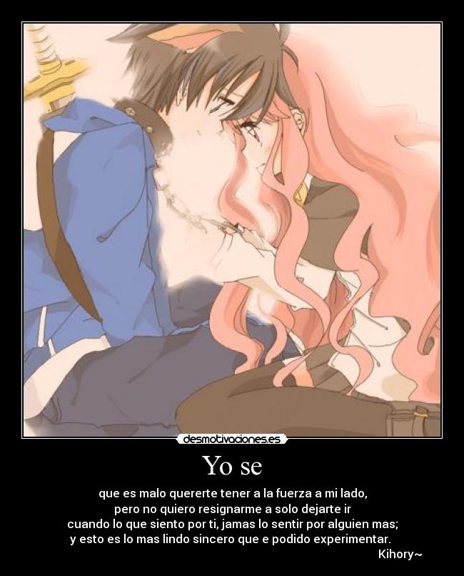 carteles zero tsukaima louise saito quererte lado quiero anime desmotivaciones