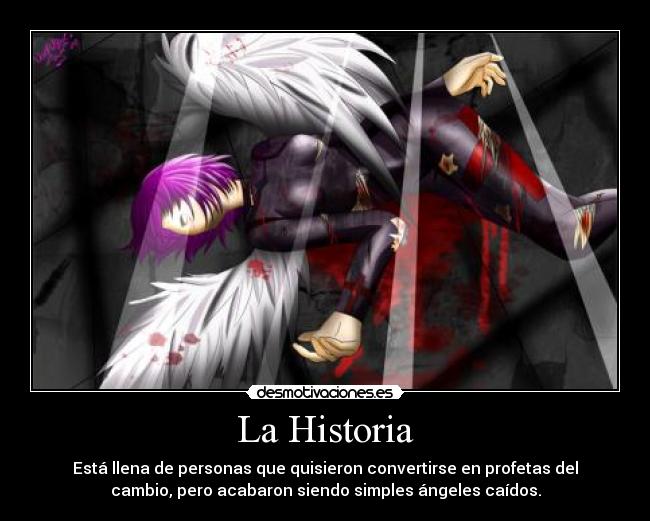 carteles historia theab3 says cambio verdadero encuentra nosotros harukaze anime manga desmotivaciones