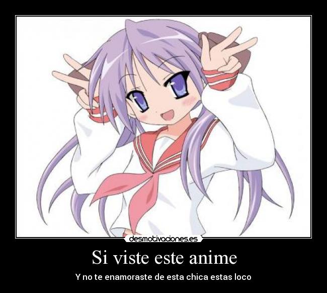 Si viste este anime -