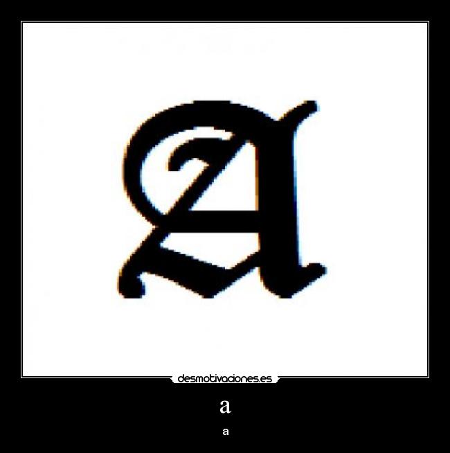 a - a