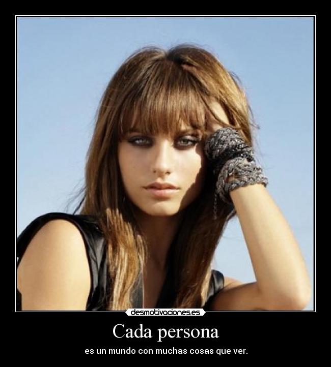 Cada persona -