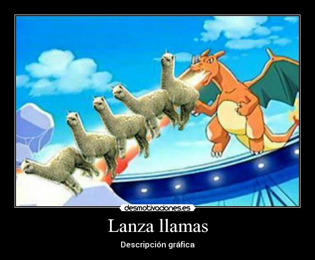 Lanza llamas - Descripción gráfica