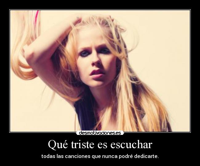 Qué triste es escuchar - 