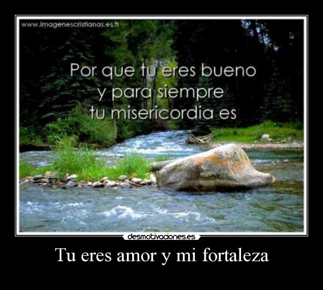 Tu eres amor y mi fortaleza - 
