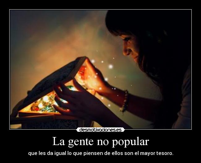 La gente no popular - 