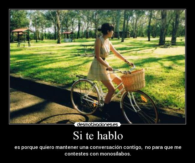 Si te hablo -
