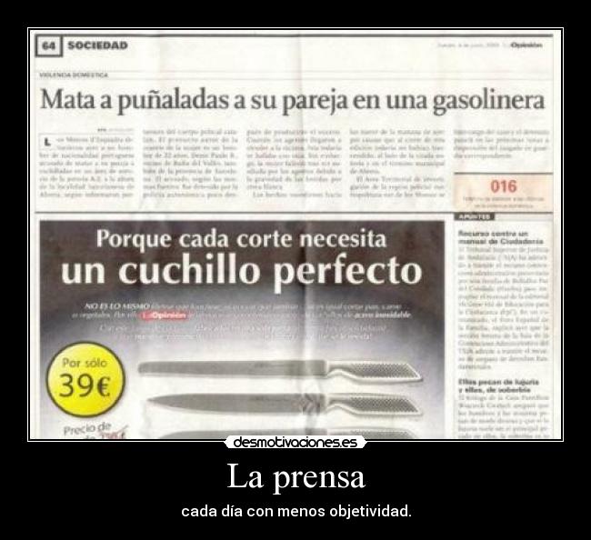 carteles prensa desmotivaciones