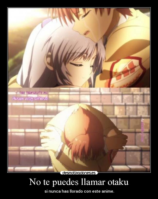 No te puedes llamar otaku -