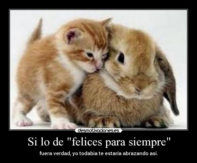 Si lo de felices para siempre -