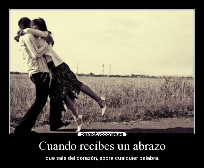 carteles abrazo palabras corazon desmotivaciones