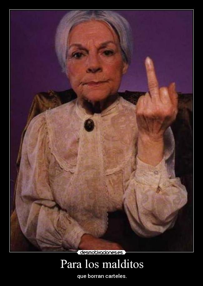 Para los malditos -