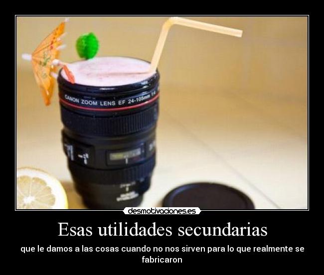 Esas utilidades secundarias -