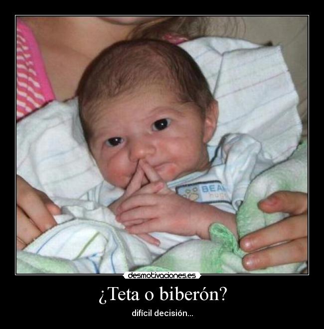 ¿Teta o biberón? - 
