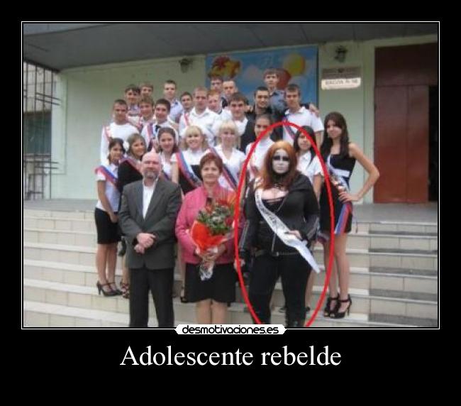 Adolescente rebelde -