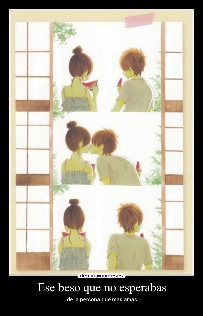 Ese beso que no esperabas -