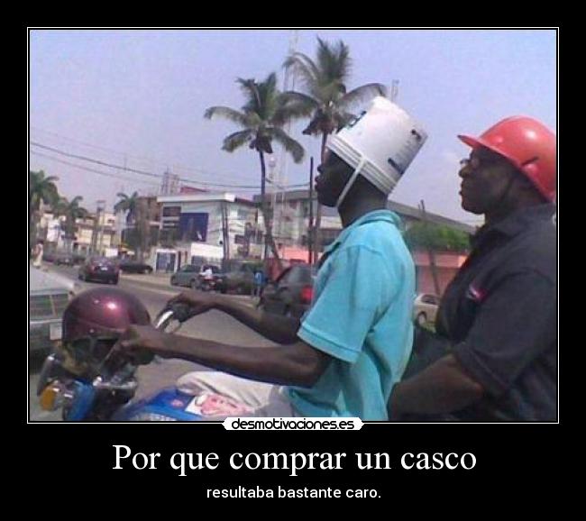 Por que comprar un casco - 